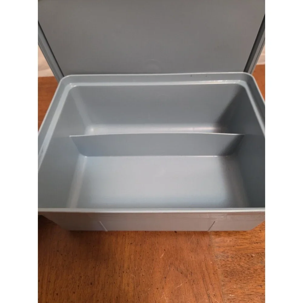 Tupperware Tuppercraft 1579 Stow-N-Go Hobby Craft Container Lid & Tray Vintage